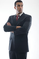 Image showing business man isolated over white background