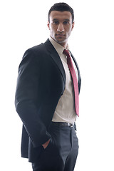 Image showing business man isolated over white background