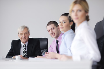 Image showing business people group on meeting