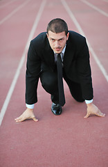 Image showing business man in sport