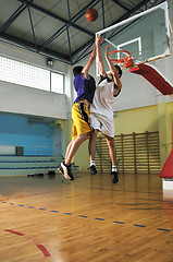 Image showing basketball competition