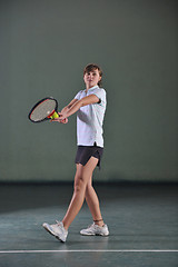 Image showing tennis girl