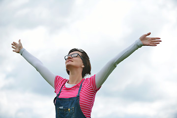 Image showing Enjoying the nature and life