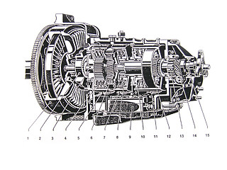 Image showing car engine