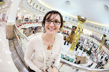 Image showing happy woman shopping