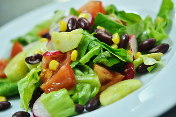 Image showing mixed vegetables background