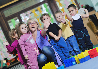 Image showing preschool  kids