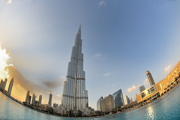 Image showing dubai burj khalifa skyscraper