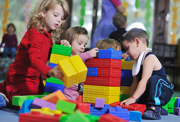 Image showing preschool  kids