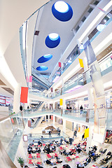 Image showing Interior of a shopping mall