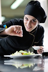 Image showing chef preparing meal