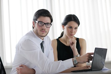 Image showing business people in a meeting at office