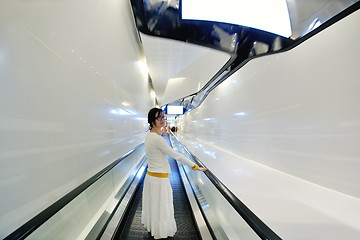 Image showing happy woman shopping