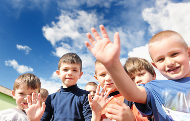 Image showing preschool  kids