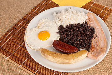 Image showing Hearty Colombian lunch
