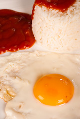 Image showing Arroz a la cubana