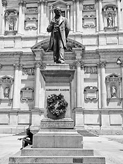 Image showing Manzoni statue, Milan