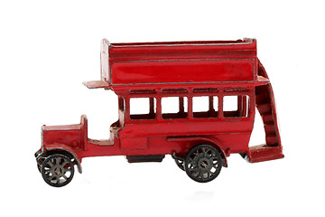 Image showing Model Old Red Bus