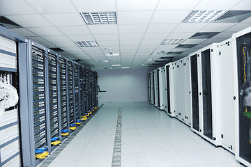 Image showing network server room