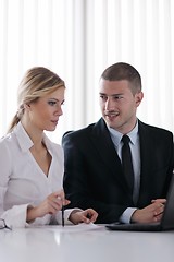 Image showing business people in a meeting at office