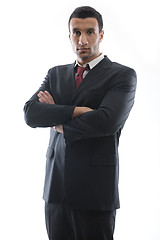 Image showing business man isolated over white background