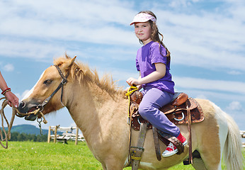 Image showing child ride pony