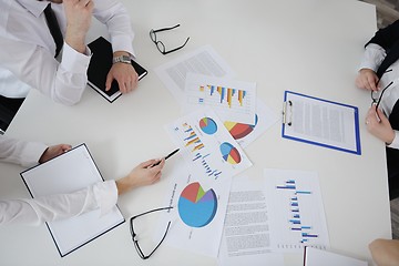 Image showing business people in a meeting at office