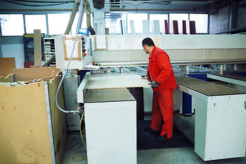 Image showing industry workers people in factory