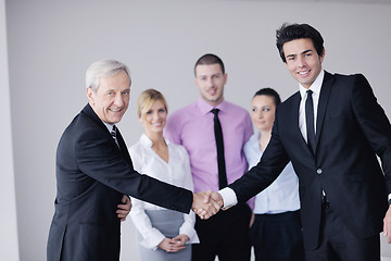 Image showing business people group on meeting