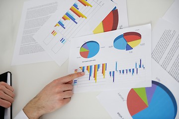 Image showing business people in a meeting at office