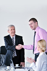 Image showing business people group on meeting