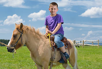 Image showing child ride pony