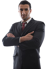 Image showing business man isolated over white background