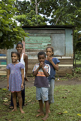 Image showing native children