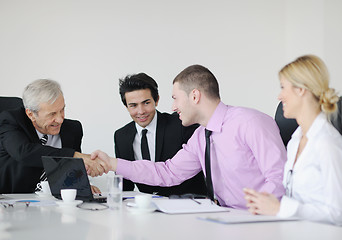 Image showing business people group on meeting