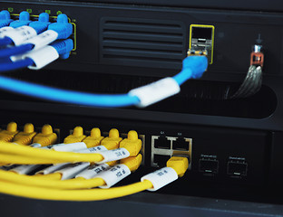 Image showing network server room