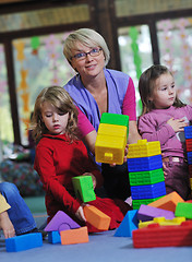 Image showing preschool  kids