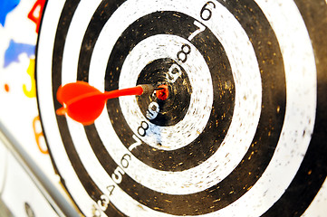 Image showing dart target business concept