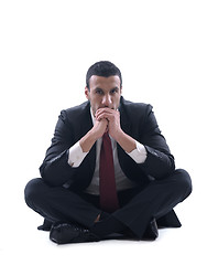 Image showing depressed business man