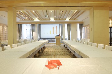 Image showing Empty business conference room