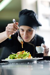 Image showing chef preparing meal