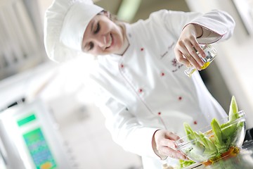 Image showing chef preparing meal