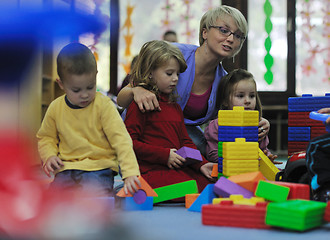 Image showing preschool  kids