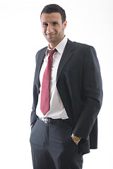 Image showing business man isolated over white background