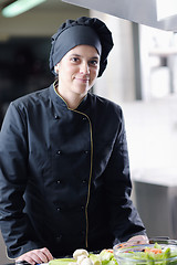 Image showing chef preparing meal