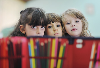 Image showing preschool  kids