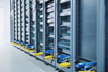 Image showing network server room