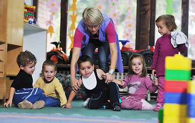 Image showing preschool  kids