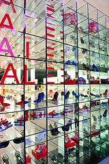 Image showing woman shoes in store