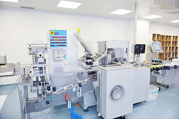 Image showing medical factory and production indoor